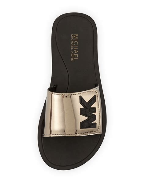 michael kors mens slippers|Michael Kors slides women's.